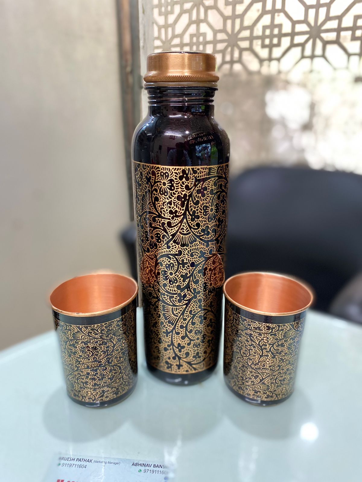 #AA4- Premium Copper Bottles from India